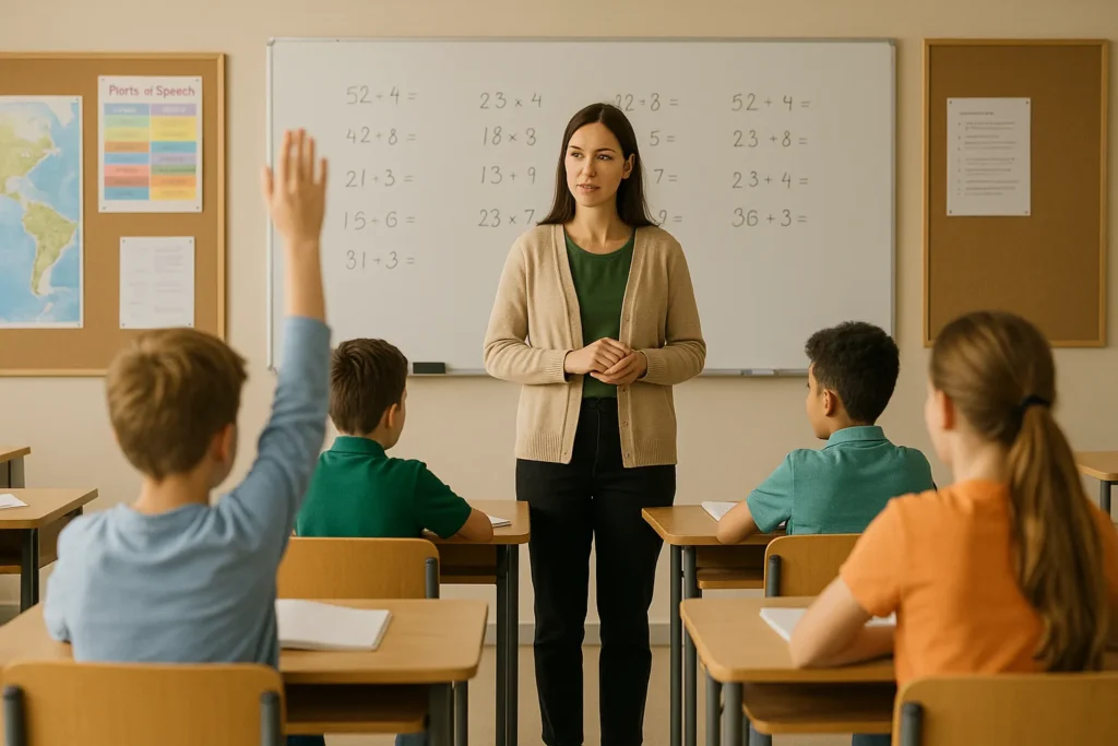 UK classroom expectations centre on behaviour standards and learning routines,